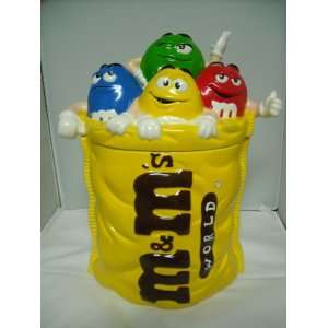  M&Ms All 4 Character Candy Wrapper Cookie Jar New Without 