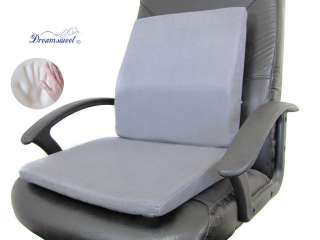 Memory Foam Lumbar Back Support + Seat Cushion Packs  