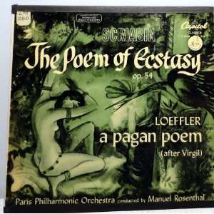 , The Poem Of Ecstasy Op.54, Loeffler, Capitol Scriabin, Loeffler 