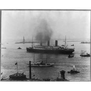   USS IMPERATOR,RMS Berengaria, 1913, by A. Loeffler