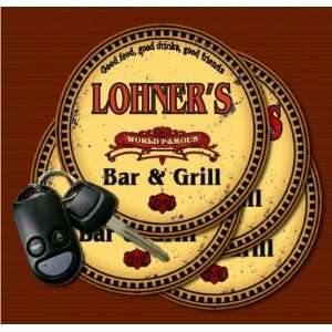  LOHNERS Family Name Bar & Grill Coasters Kitchen 