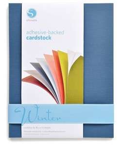 SILHOUETTE Adhesive Backed Cardstock   Winter  