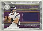 2011 Certified Christian Ponder auto jersey football 21 50  