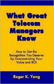   Managers Know, (0973813806), Roger K. Yang, Textbooks   