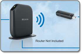 Belkin Play Wireless USB Adapter (F7D4101)