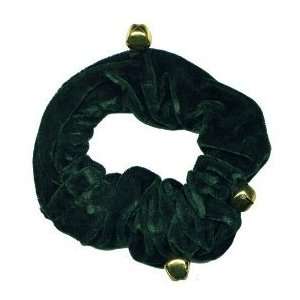  Medium Green Velvet Bell Dog Collar