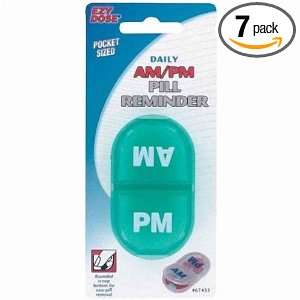  EZY DOSE Daily AM/PM Pill Reminder 1 CT (Pack of 7 