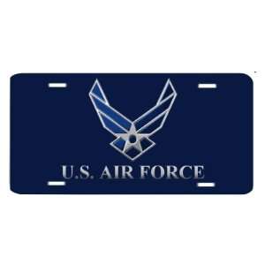  USAF US Air Force New Logo License Plate Automotive