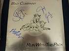 paul rodgers bad company signed lp by 3 in person