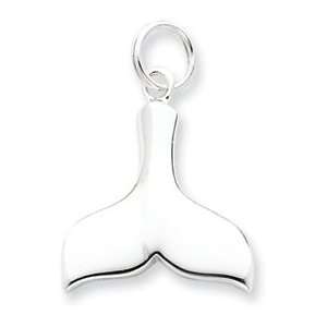 Sterling Silver Whale Tale Charm Jewelry