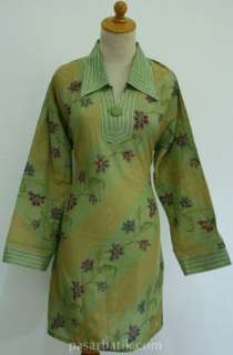 Muslim blouse Batik Polisima the Collar(BMPK 11)
