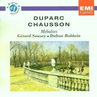 Duparc, Chausson Mélodies / Gérard Souzay, Dalton Baldwin by Henri 