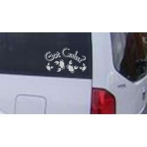 White 36in X 20.4in    Got Crabs Funny Car Window Wall Laptop Decal 