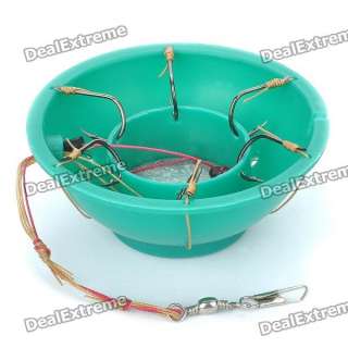 in 1 Fish Bait Hook with Plastic Box Holder  
