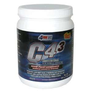 4Ever Fit C43, High Performance Muscle Growth System Powder, Grape 