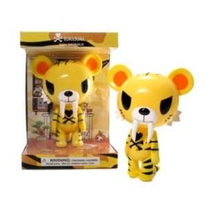  TokiDoki Yellow 5 Inch Tiger Vinyl Figure Toys & Games