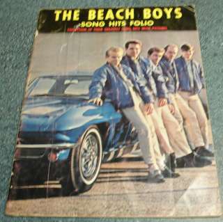 The BEACH BOYS 1964 US SONG HITS FOLIO Music Book  