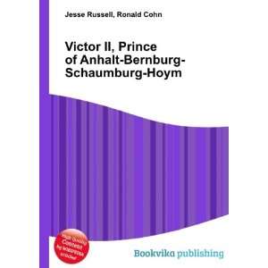   II, Prince of Anhalt Bernburg Ronald Cohn Jesse Russell Books