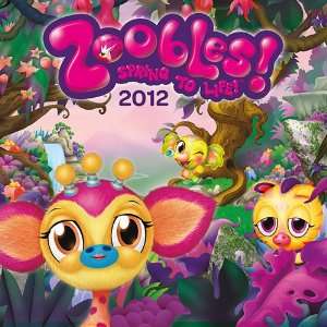  Zoobles Wall Calendar 2012