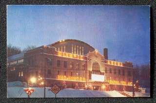 1950s Olympic Arena Night Bolster Lake Placid NY Essex  