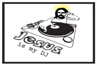 JESUS IS MY DJ Christ Religious Christian FUNNY T SHIRT  