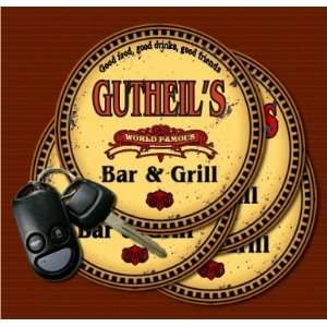  GUTHEILS Family Name Bar & Grill Coasters Kitchen 