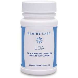 Klaire Labs   LDA Trace Mineral Complex 30 caps