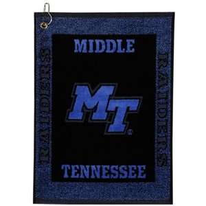 Middle Tennessee State Blue Raiders Woven Jacquard Golf Towel