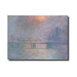  The Thames With Charing Cross Bridge 1903 Giclee Print 