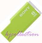 SONY 8GB USB Flash Drive Micro Vault Style Green TINY