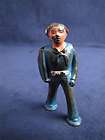 VINTAGE BARCLAY MANOIL Cast or Grey Iron Navy Sailor with Rifle Toy 