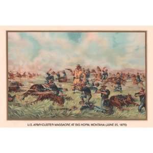  Custer Massacre at Big Horn, Montana   June 25, 1876 by 