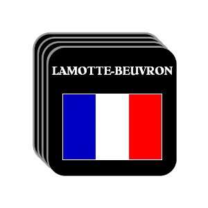  France   LAMOTTE BEUVRON Set of 4 Mini Mousepad Coasters 