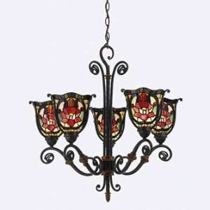  Quoizel chandelier tif 5l renance copr   NEW Renaissance 