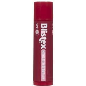  Blistex Medicated Berry Lip Balm, 3 ct (Quantity of 4 