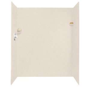   051 32 Inch by 60 Inch by 72 Inch Shower Wall Kit, Tahiti Sand Finish