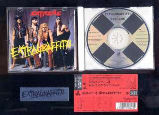 Extreme Extragraffitti Japan CD w/obi + Sticker PCCY 10155  