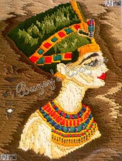 Janlynn Queen NEFERTITI Egyptian, African Longstitch Needlepoint Kit 