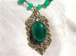 The necklace is a FANTASTIC piece of CZECH jewelry.and the color is 