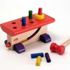  Klopfspiel Haus Raus German Wooden Hammer Peg Toy Toys & Games