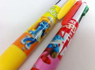 Figure Name The Smurfs Vintage Pen Ball Pen 4C x 2 PCS B Set