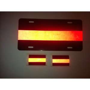 Thin Red Line License Plate With 2 Free Decals Everything 