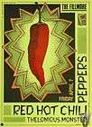 RED HOT CHILI PEPPERS FILLMORE POSTER Thel Monster F87 ORIGINAL BILL 