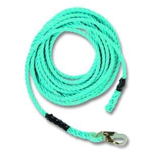   01330 VL58 25 Standard 5/8 Inch Thick Rope with Snaphook End, 25 Foot