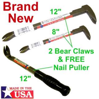 Grayvik Crow/Pry Bars,Bear Claw & Nail Puller,New  