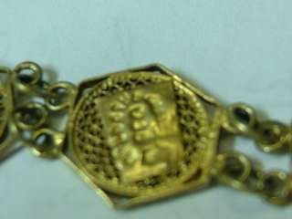 this antique bracelet as shown in pictures the typical handmade catch 