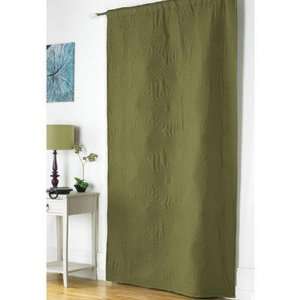  Embossed Thermal Door Curtain   Green [Kitchen & Home 