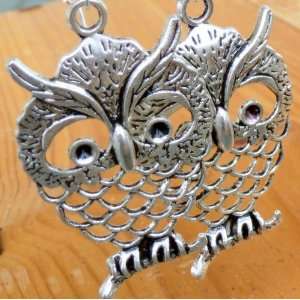  Steampunk Harry Potter OWL earrings pendant charm 