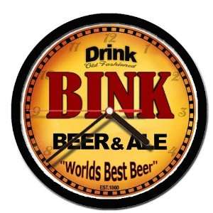  BINK beer and ale cerveza wall clock 