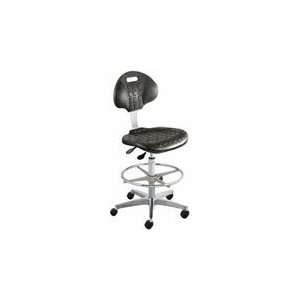  Series Black Cleanroom 1000 Chair with Aluminum Base